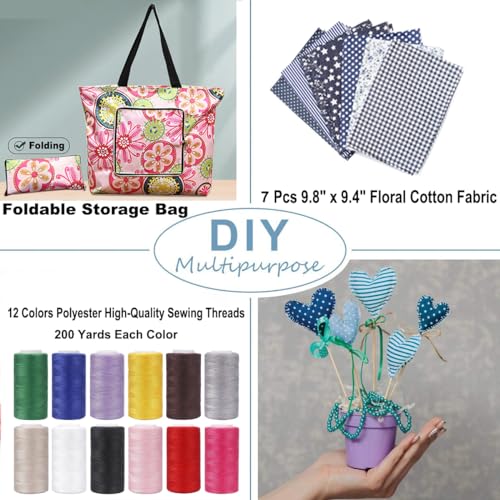 Electric Mini Portable Sewing Machine with 12 Built-in Stitches and Foot Pedal L5712