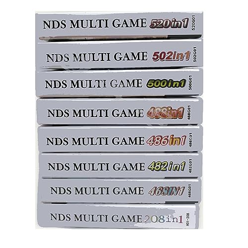 520 in 1 Multi Cart Video Games Cartridge for Nintendo DS 3DS 2DS R726673