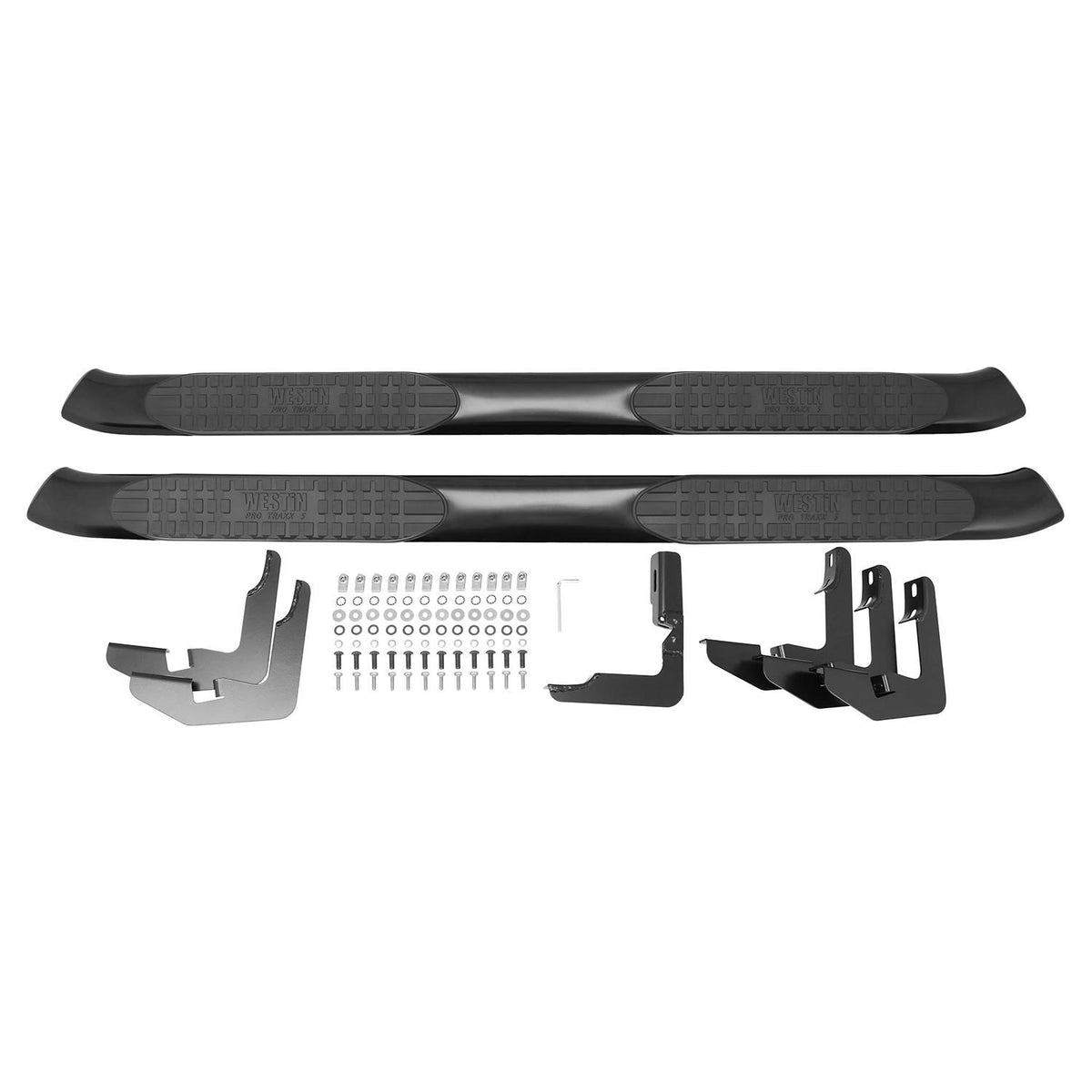 Black Oval Step Nerf Bars W169