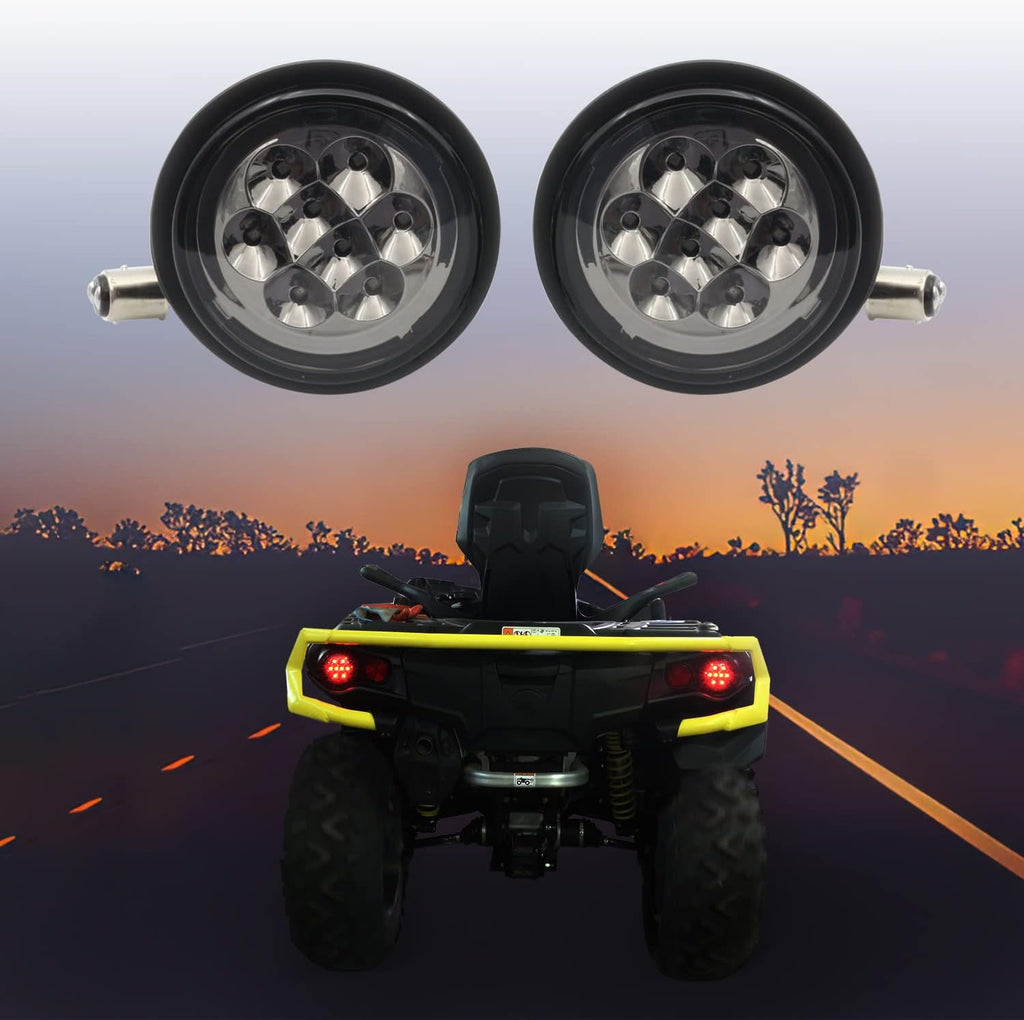 Red LED Tail Light Assembly Pair Z9534