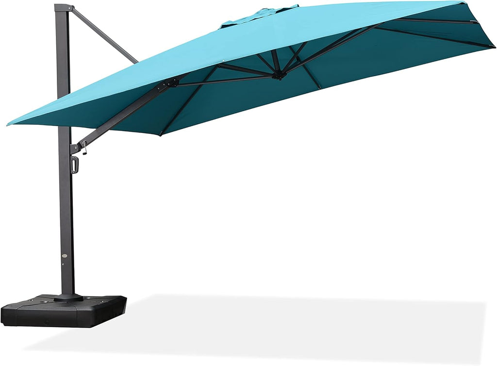 Turquiose Blue 11 FT Square Patio Umbrella H522
