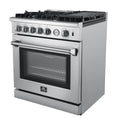 30 Gas Range with 5 Sealed Burners, Air Fryer and Griddle X26944