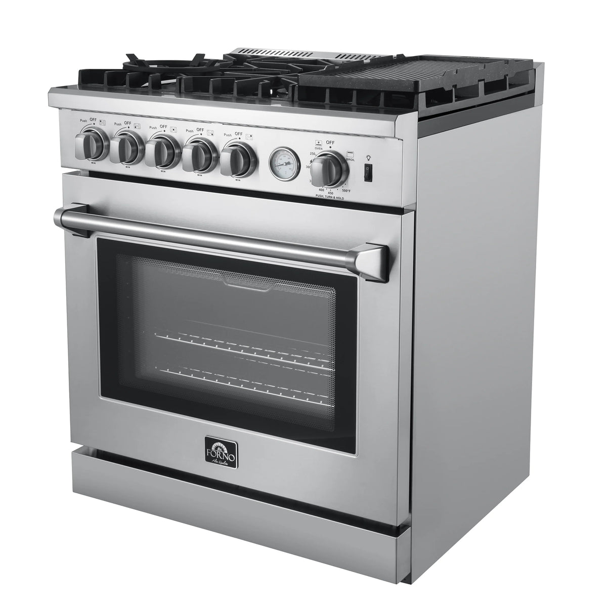 30 Gas Range with 5 Sealed Burners, Air Fryer and Griddle X26944