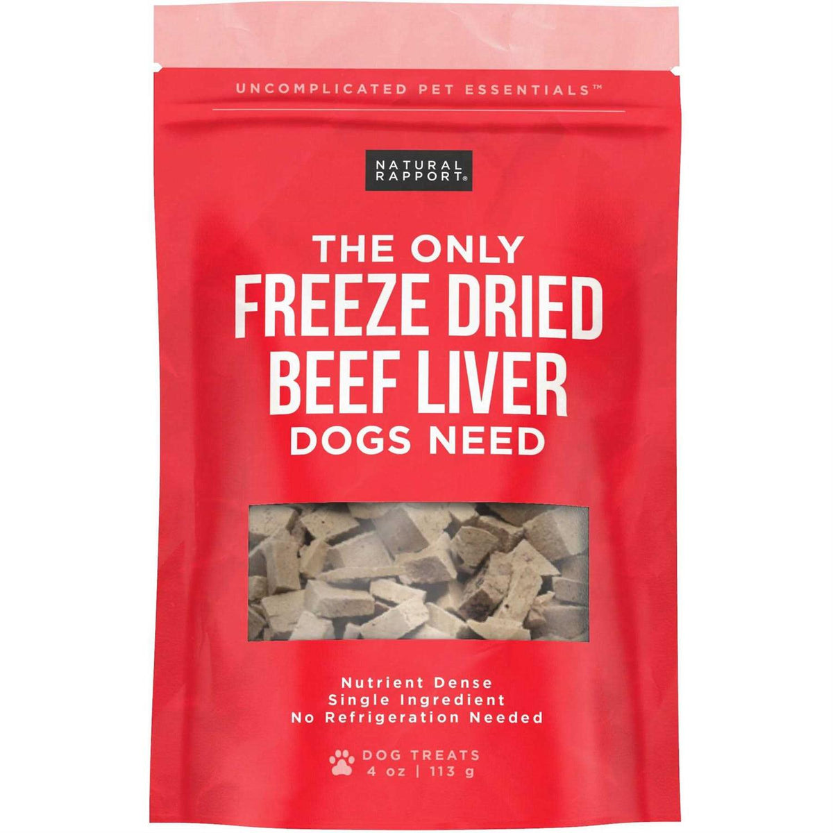 Freeze Dried Beef Liver Dog Treats S8969