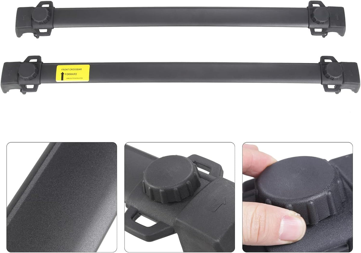 Black Roof Rack Cross Bar Rail L97209