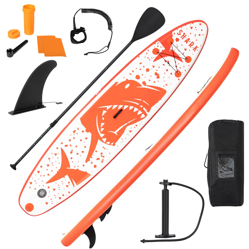 11' Inflatable Stand-Up Paddle Board Non-Slip Deck R493010