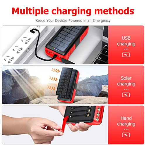 63200mAh Solar Charger Power Bank with Dual Outputs S9328