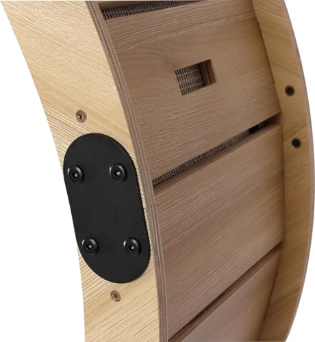 Large Wooden Cat Exercise Wheel with Lock Feature D4728