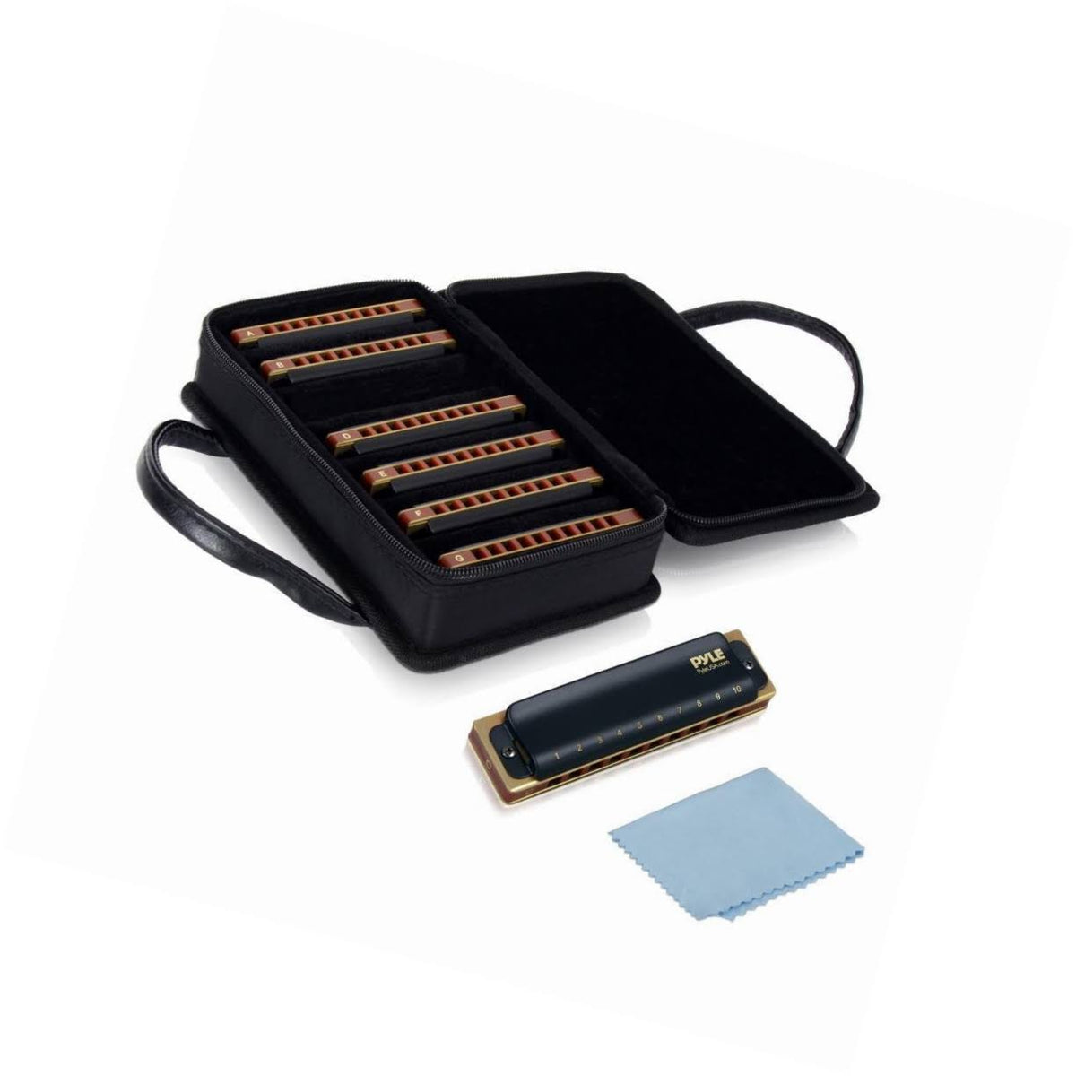 Harmonica Kit with Brass Cover Plates L18893