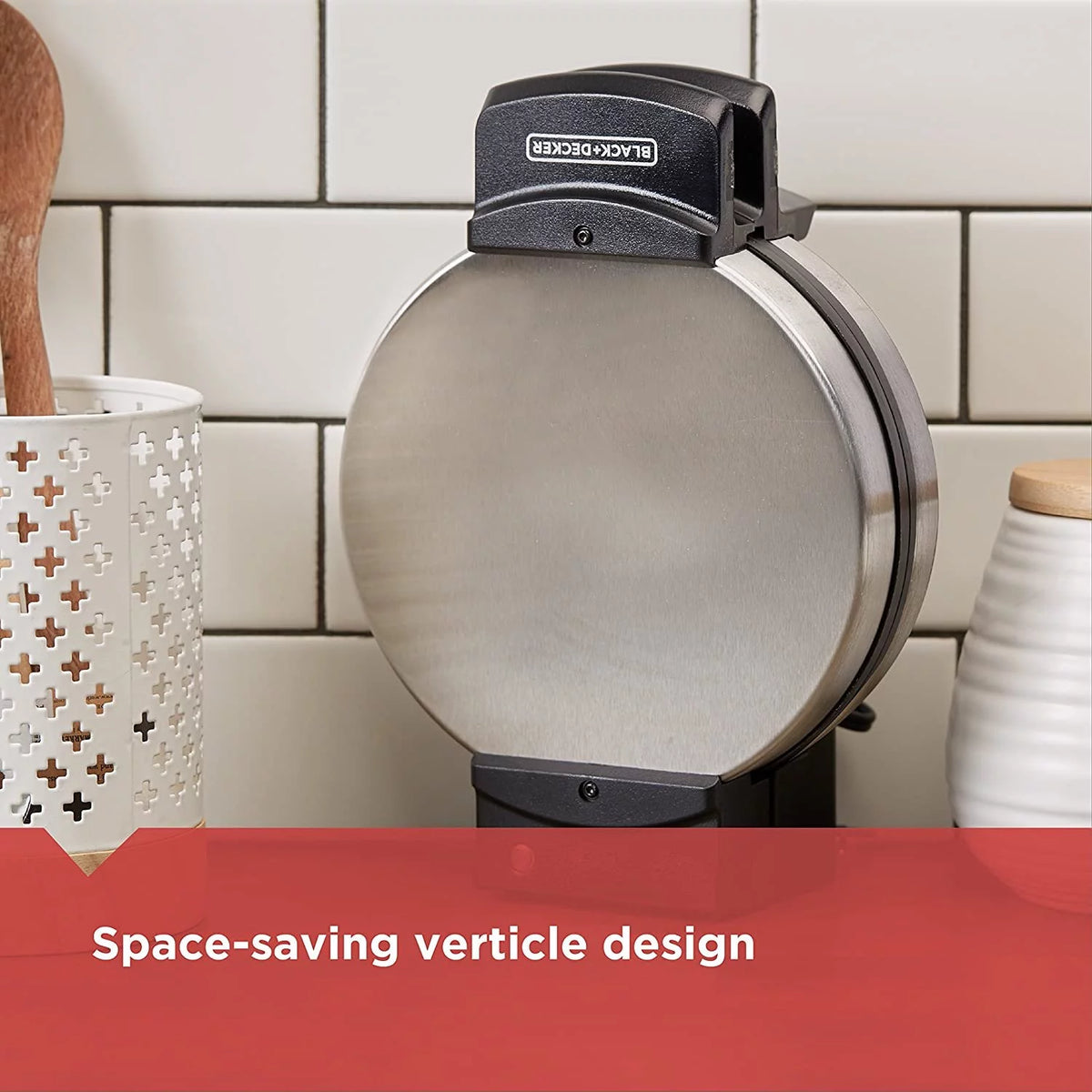 Stainless Steel Belgian Waffle Maker W372
