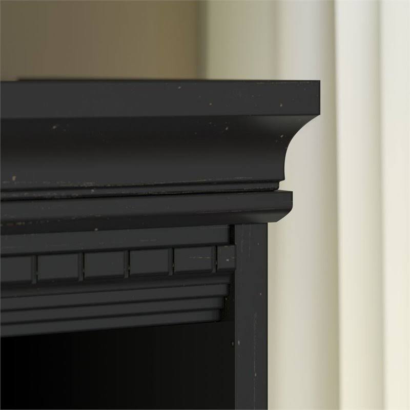 5 Shelf Bookcase in Antique Black X293113