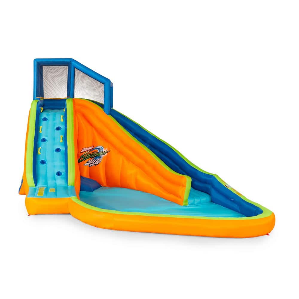 Multi Polyester Inflatable Water Park Play Pool with Slides and Blower V860