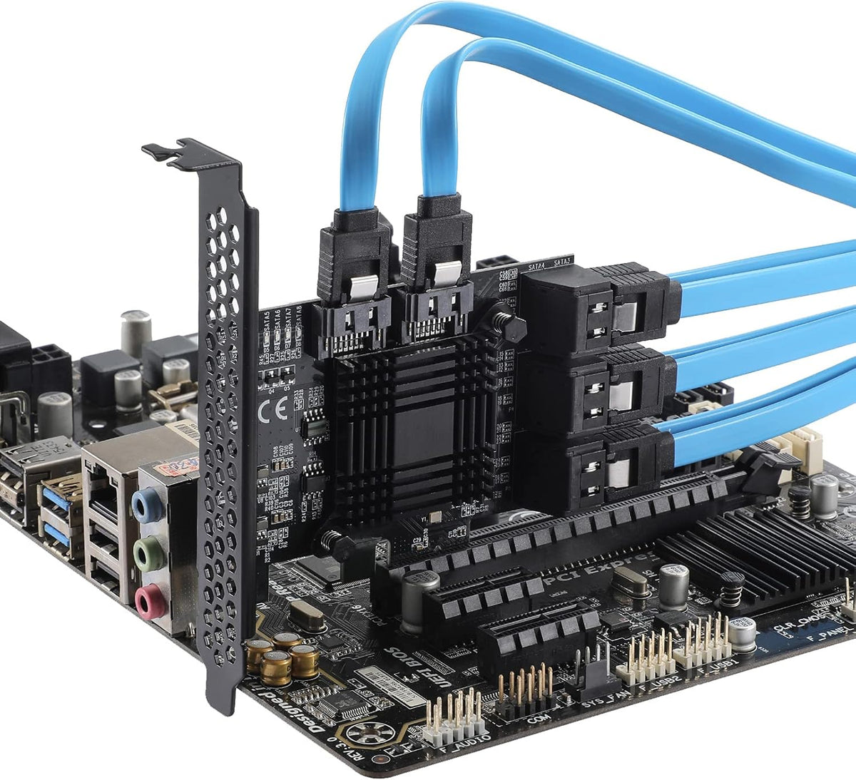PCIe SATA Card 8 Ports G7685