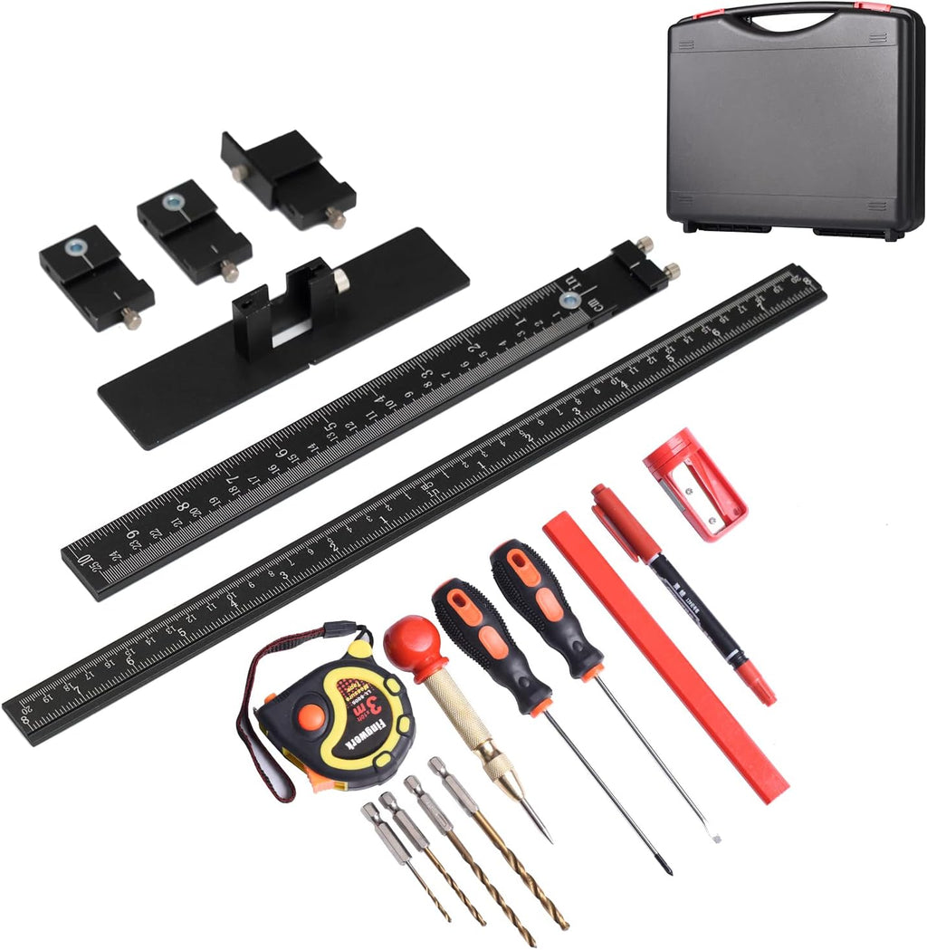 Cabinet Hardware Jig Tool Set Aluminum Alloy U583