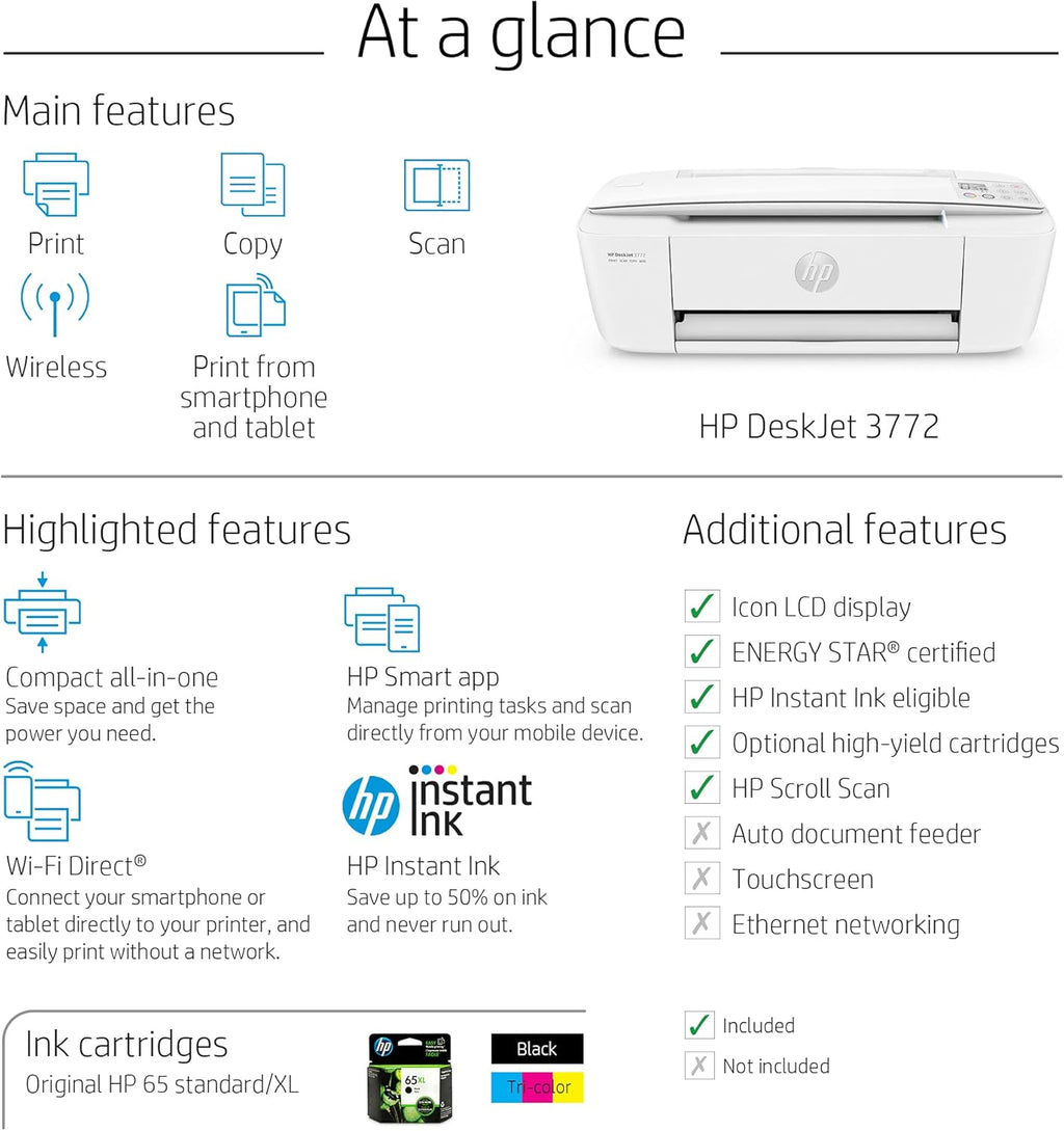 Wireless Color Inkjet All-in-One Printer V231155