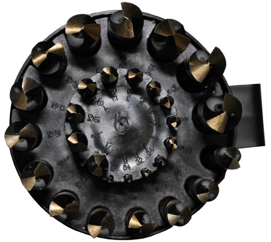 HSS Black & Gold Jobber Drill Bit Set, 29 Pieces E6623