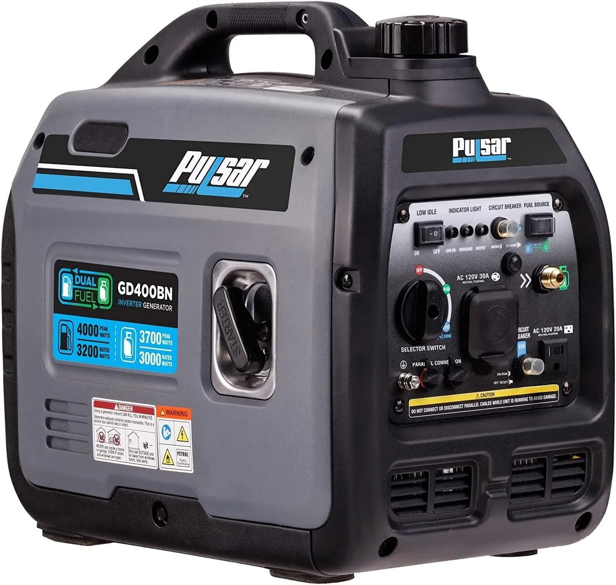 4000W Portable Dual Fuel Generator N78925