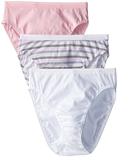 3 Pack Assorted Cotton Hi-Cut Panties S4146
