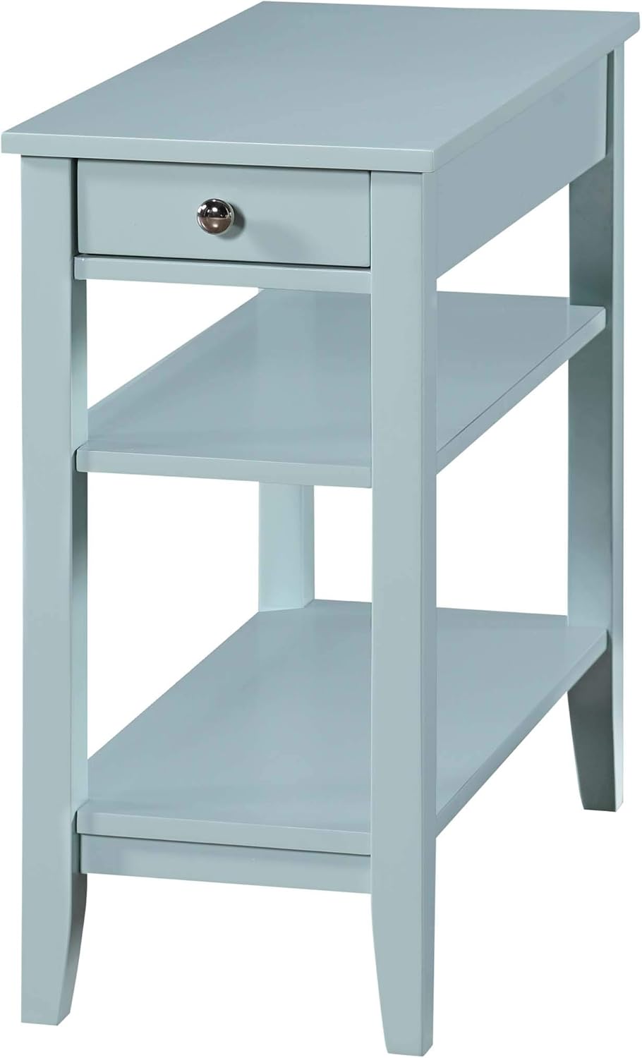Three Tier End Table with Drawer, Mahogany G40713