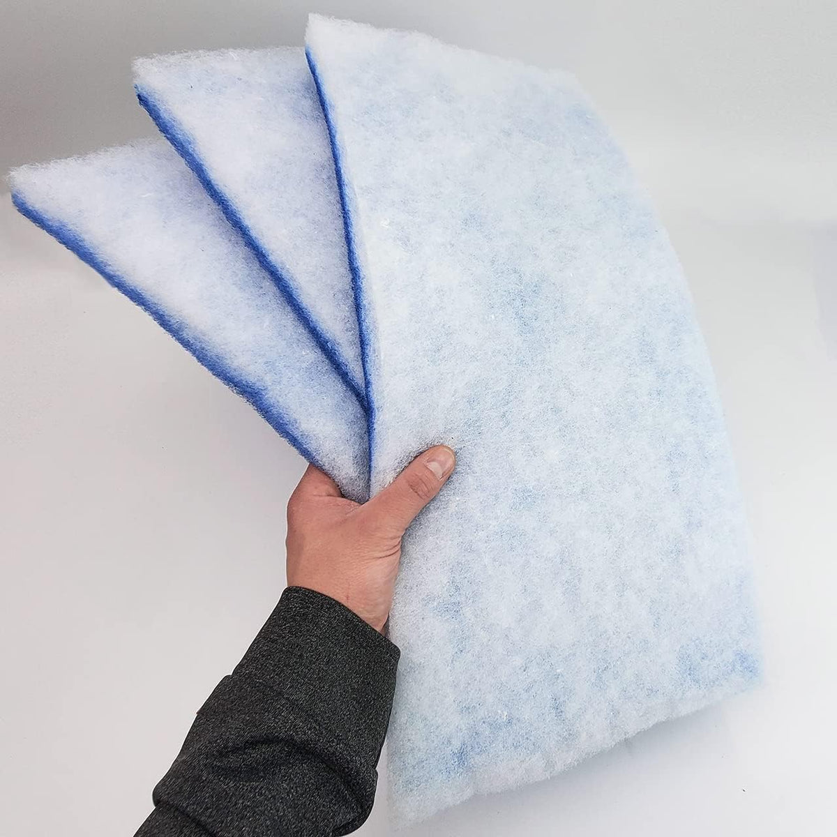 2 Inch Thick Double Bonded Poly Filter Pads (3 Large Pads) N326