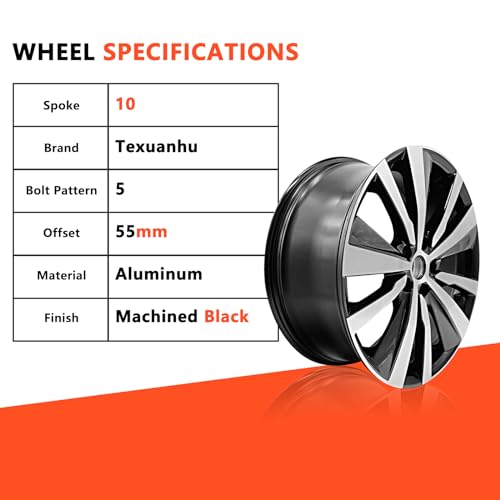 19 inch Machined Black 19x8 inch wheels Q21230