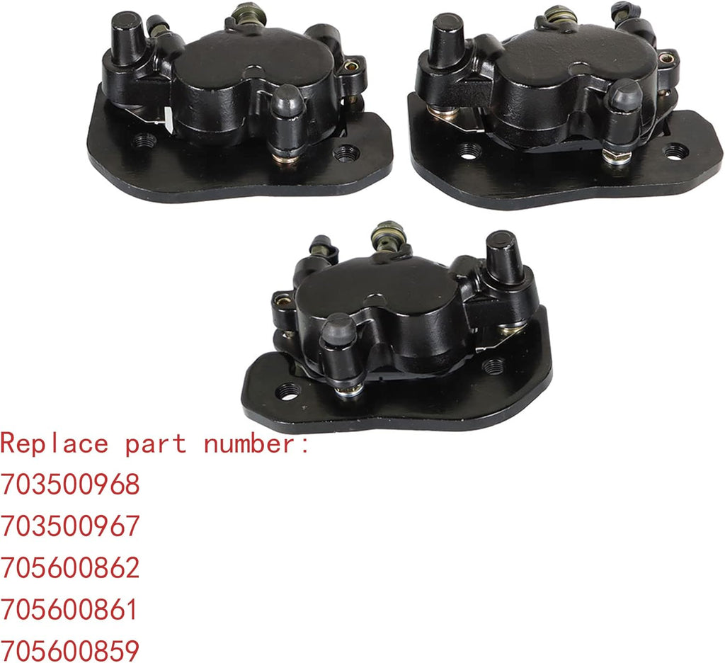 Front + Rear Brake Calipers with Pads S9915
