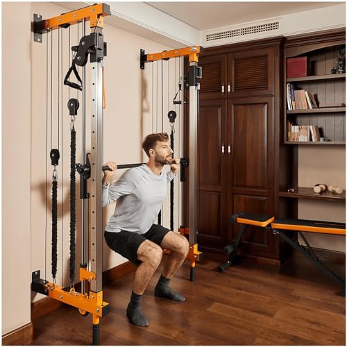 Wall Mount Power Cage with Cable Crossover and Pull Up Bar Q413283