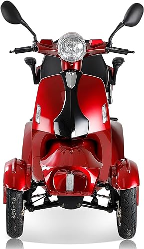 Red 4 Wheel Electric Mobility Scooter M17216