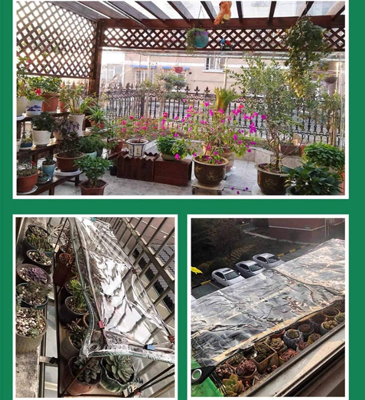 0.35mm Clear PVC Tarpaulin Cover A841