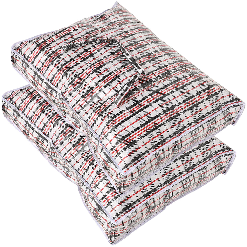 2 Pcs Black Large Clothes Storage Bag Basket R904493