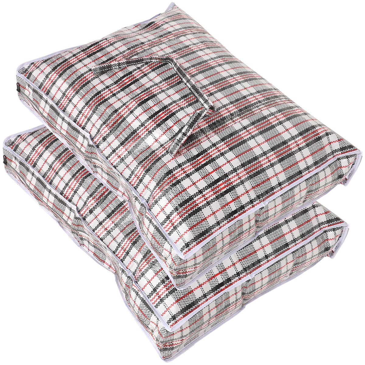 2 Pcs Black Large Clothes Storage Bag Basket R904493