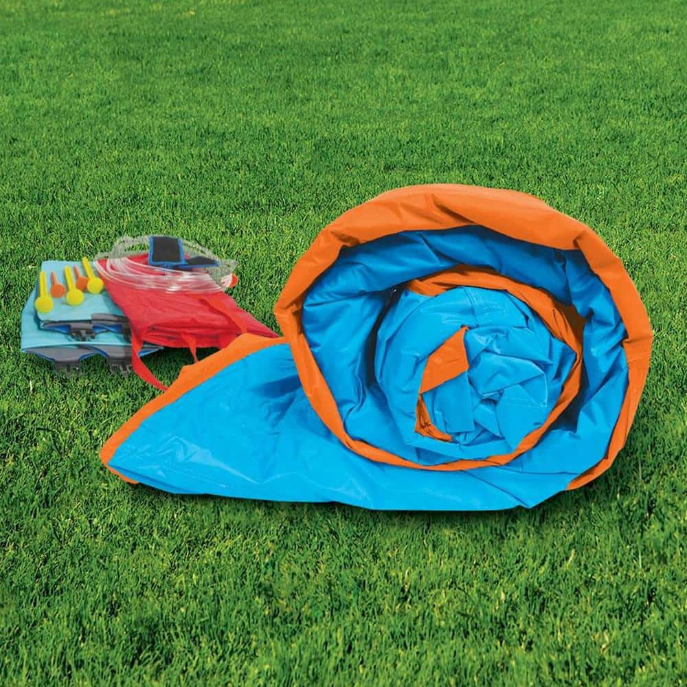 Multi Polyester Inflatable Water Park Play Pool with Slides and Blower V860