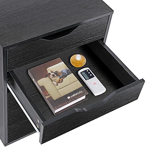 White 5 Drawer Mobile File Cabinet with Casters N62677