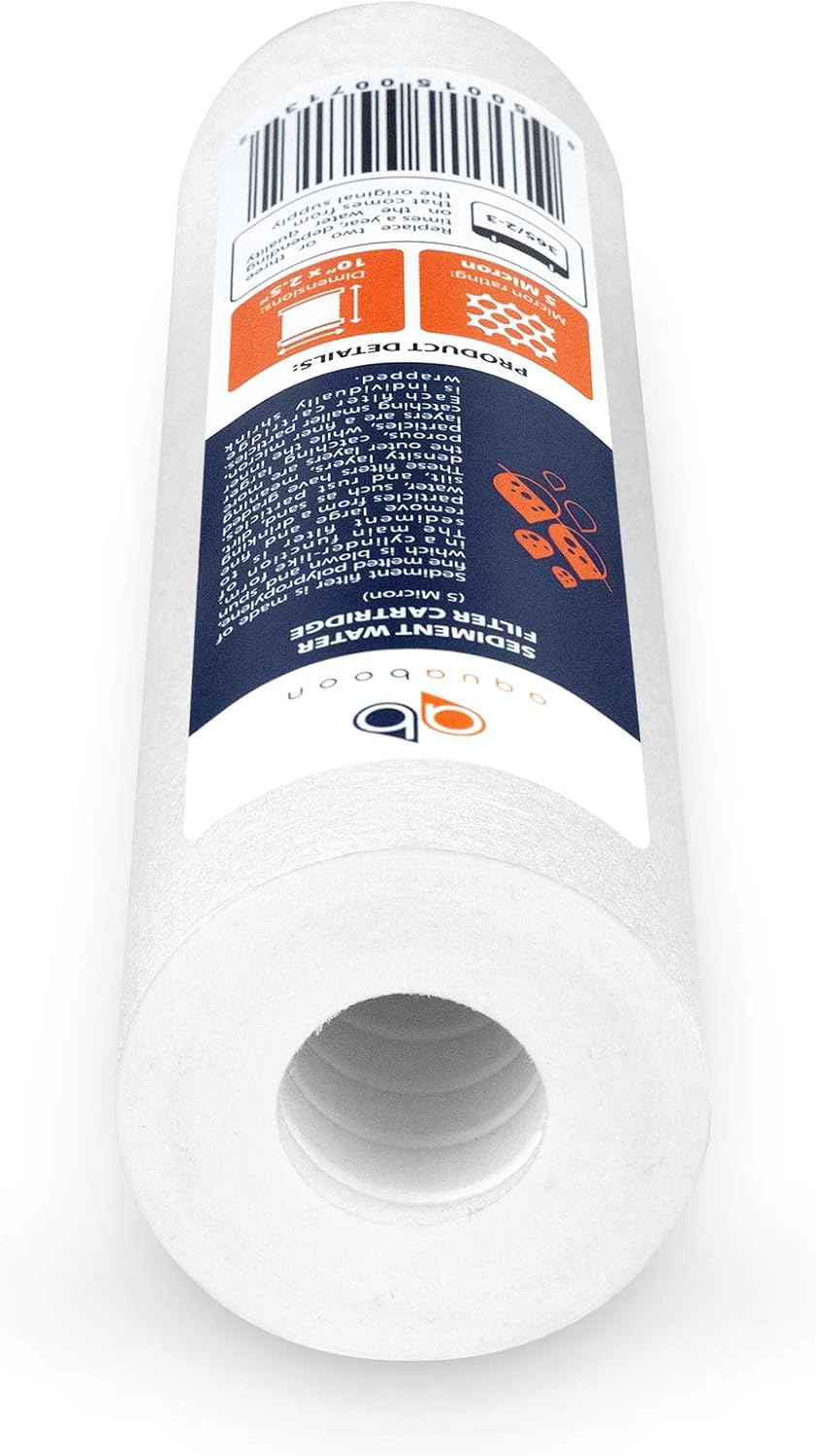 Set of 20 Sediment Carbon 5 Micron 10 inch Water Filter Cartridges Z7679
