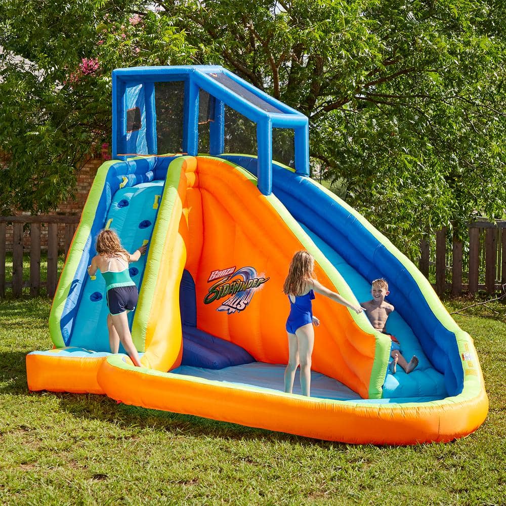 Multi Polyester Inflatable Water Park Play Pool with Slides and Blower V860
