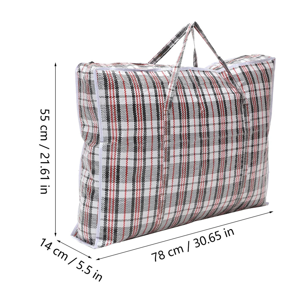 2 Pcs Black Large Clothes Storage Bag Basket R904493