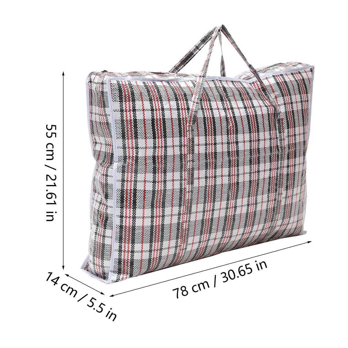2 Pcs Black Large Clothes Storage Bag Basket R904493