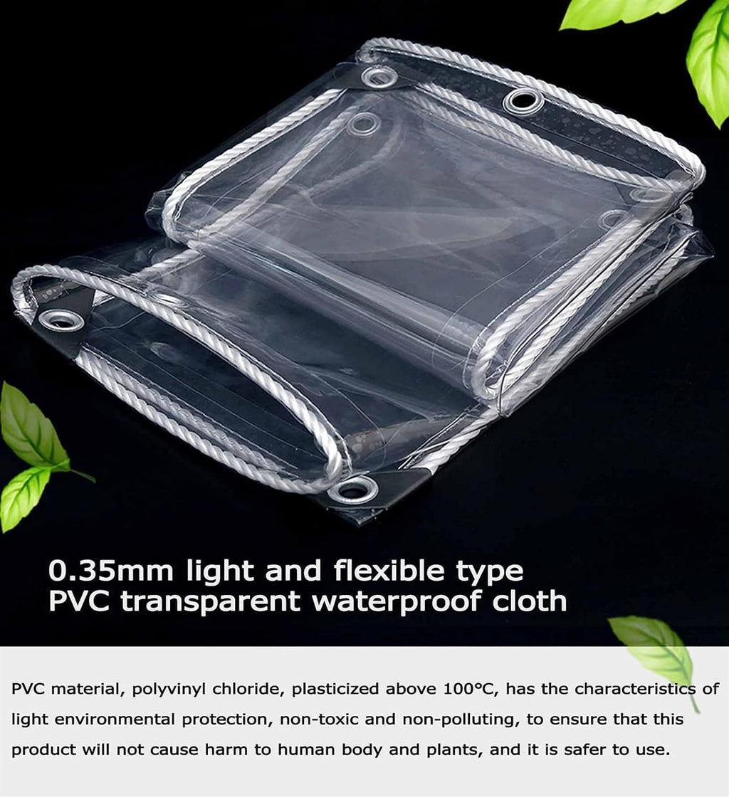 0.35mm Clear PVC Tarpaulin Cover A841