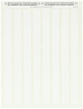 White Polyester Laser Tag Label .75 inch x .25 inch G211625