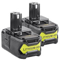 [2Pack] 18V 6.0 Ah Battery for Ryobi ONE+ System 18-Volt Cordless Tool Battery V323