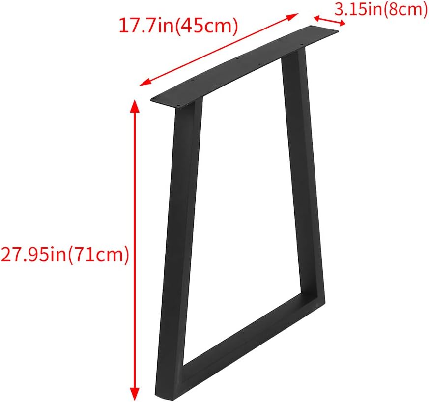 Black Metal Table Legs 2 PCS R9795