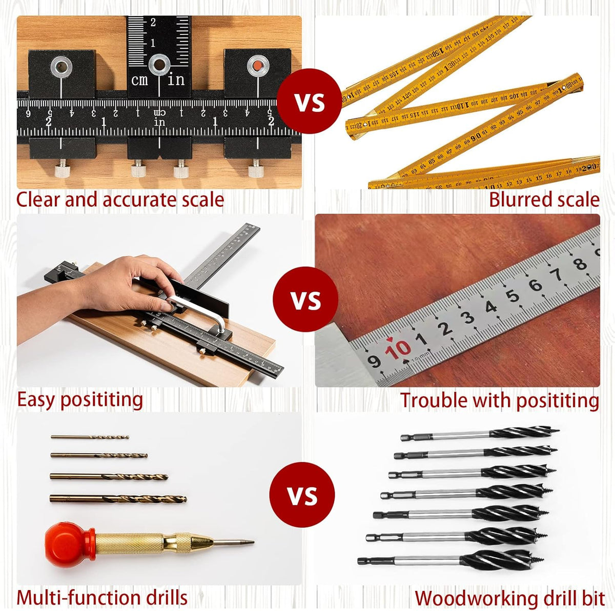 Cabinet Hardware Jig Tool Set Aluminum Alloy U583