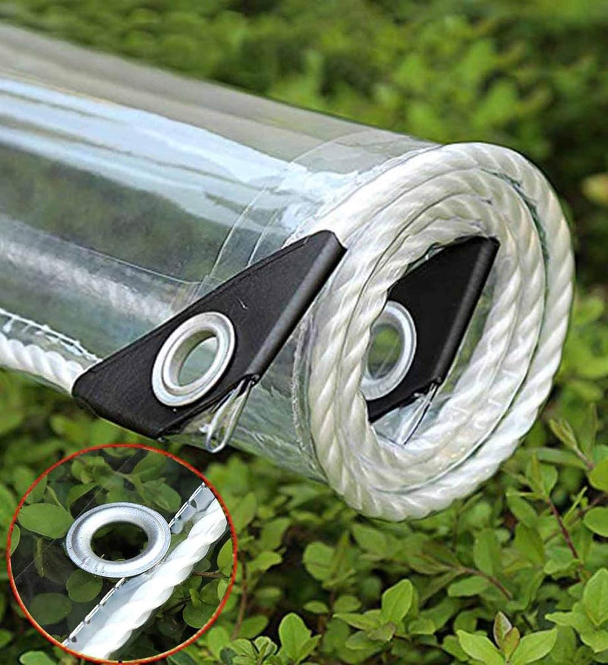 0.35mm Clear PVC Tarpaulin Cover A841