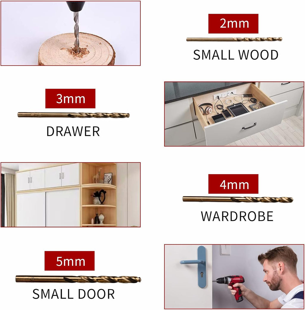 Cabinet Hardware Jig Tool Set Aluminum Alloy U583
