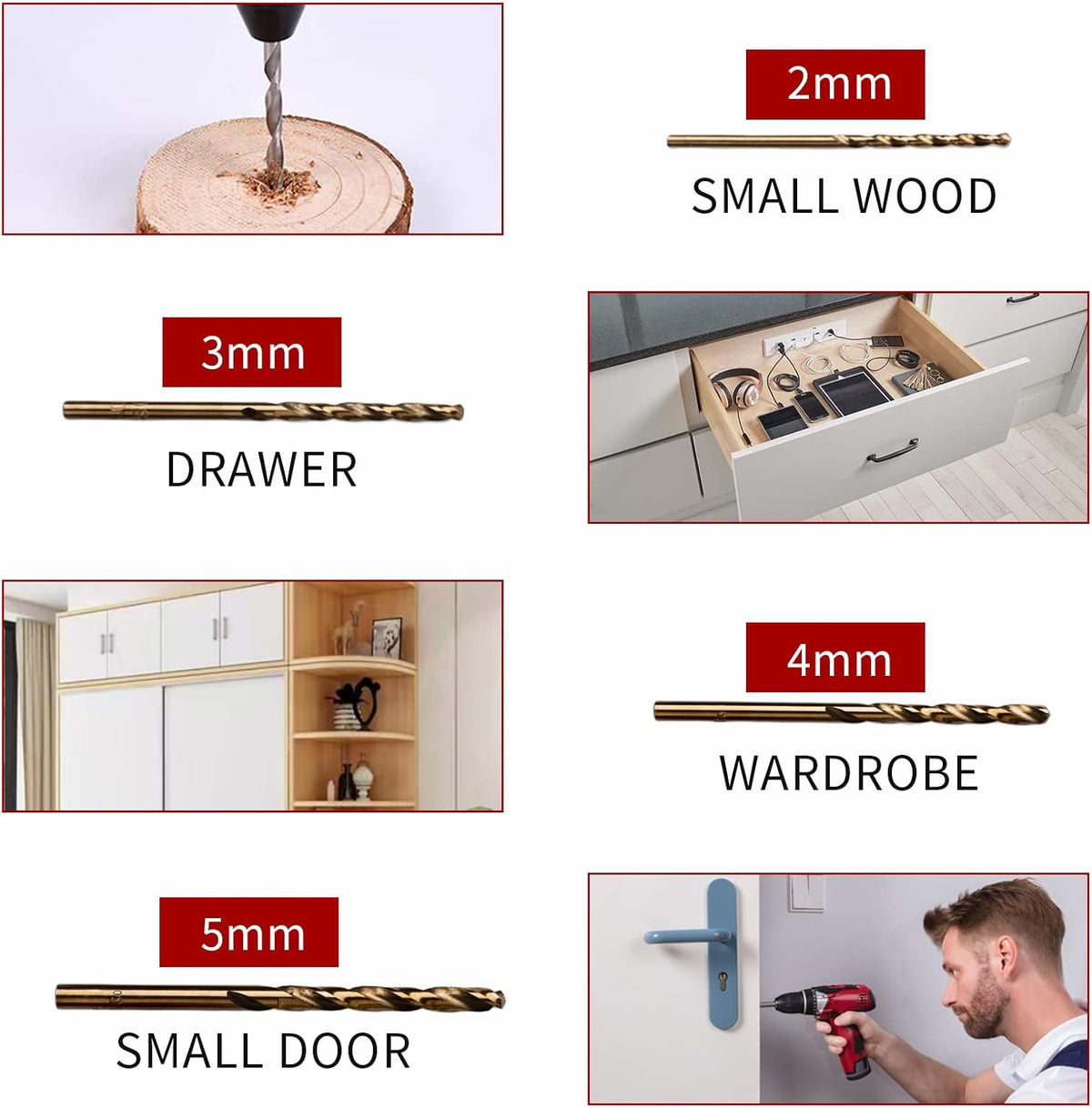 Cabinet Hardware Jig Tool Set Aluminum Alloy U583