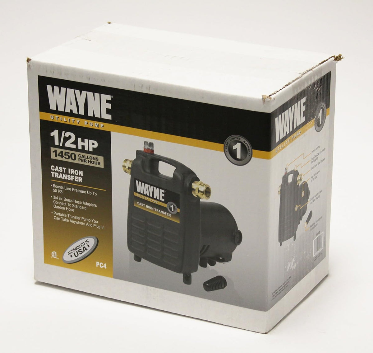 1/2 HP Cast Iron Multi-Purpose Pump With Suction Strainer L724775