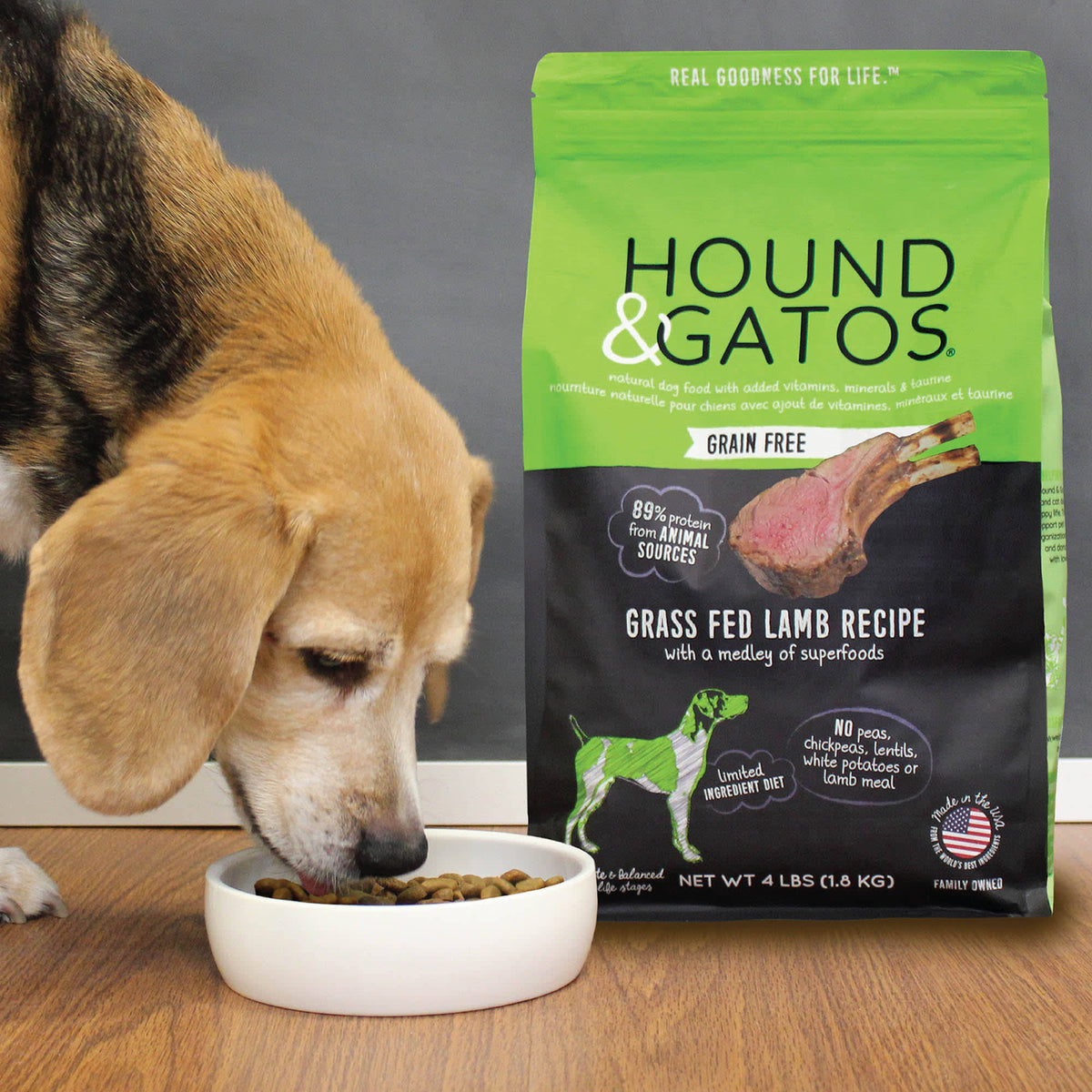 Grain-Free Grass Fed Lamb Recipe Dry Dog Food 24 lb I944