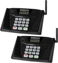 Wireless Hand Free Two Way Intercom System 18 Channels Pack 2 F117407