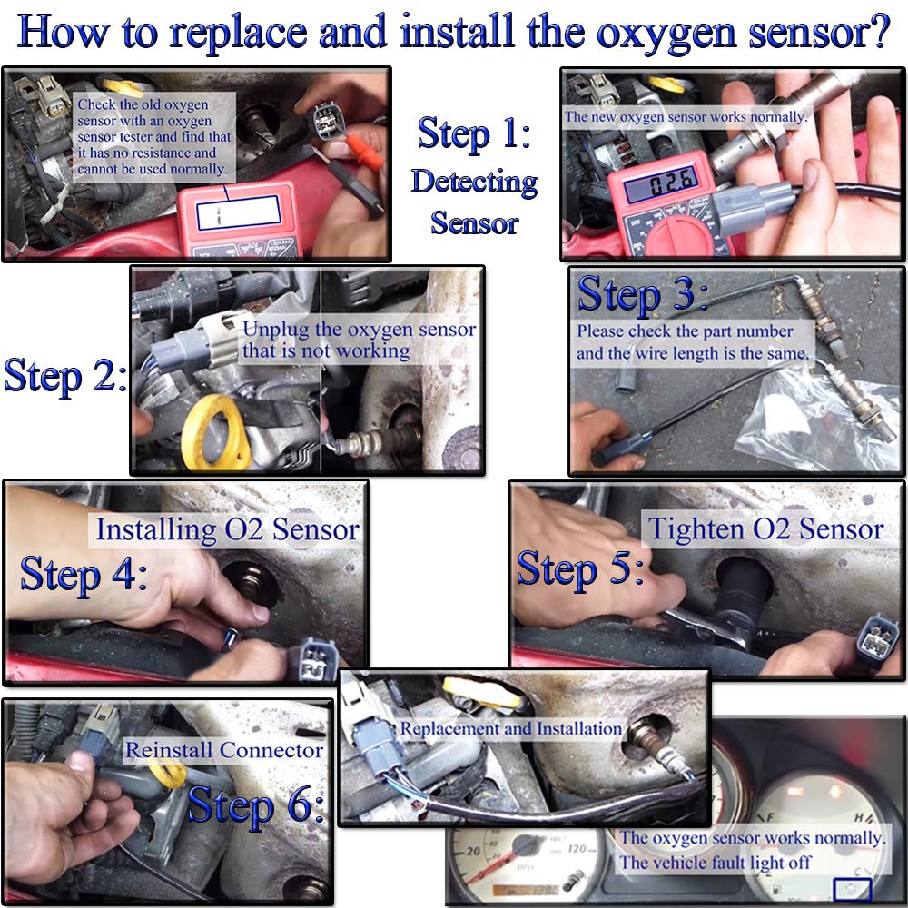 4Pcs Upstream & Downstream Oxygen Sensor I99193