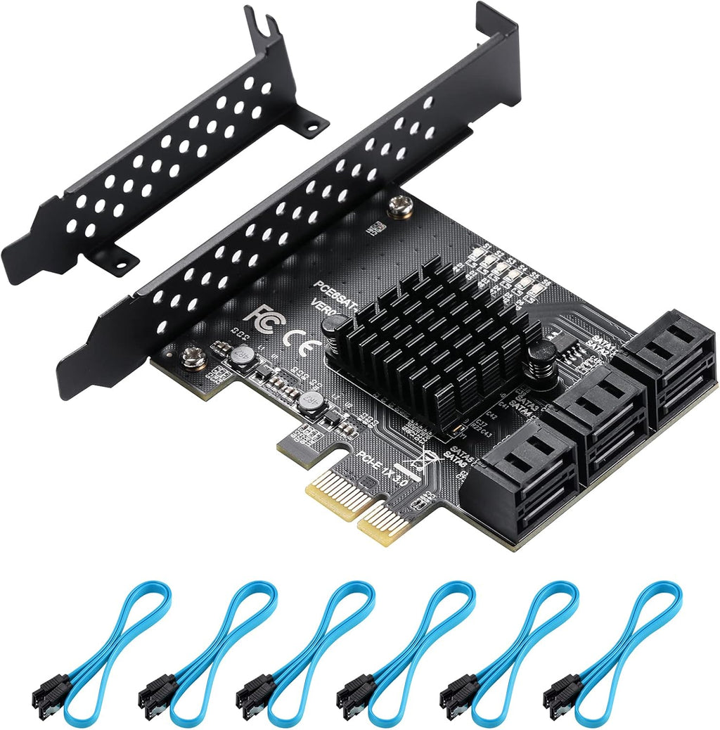PCIe SATA Card 8 Ports G7685